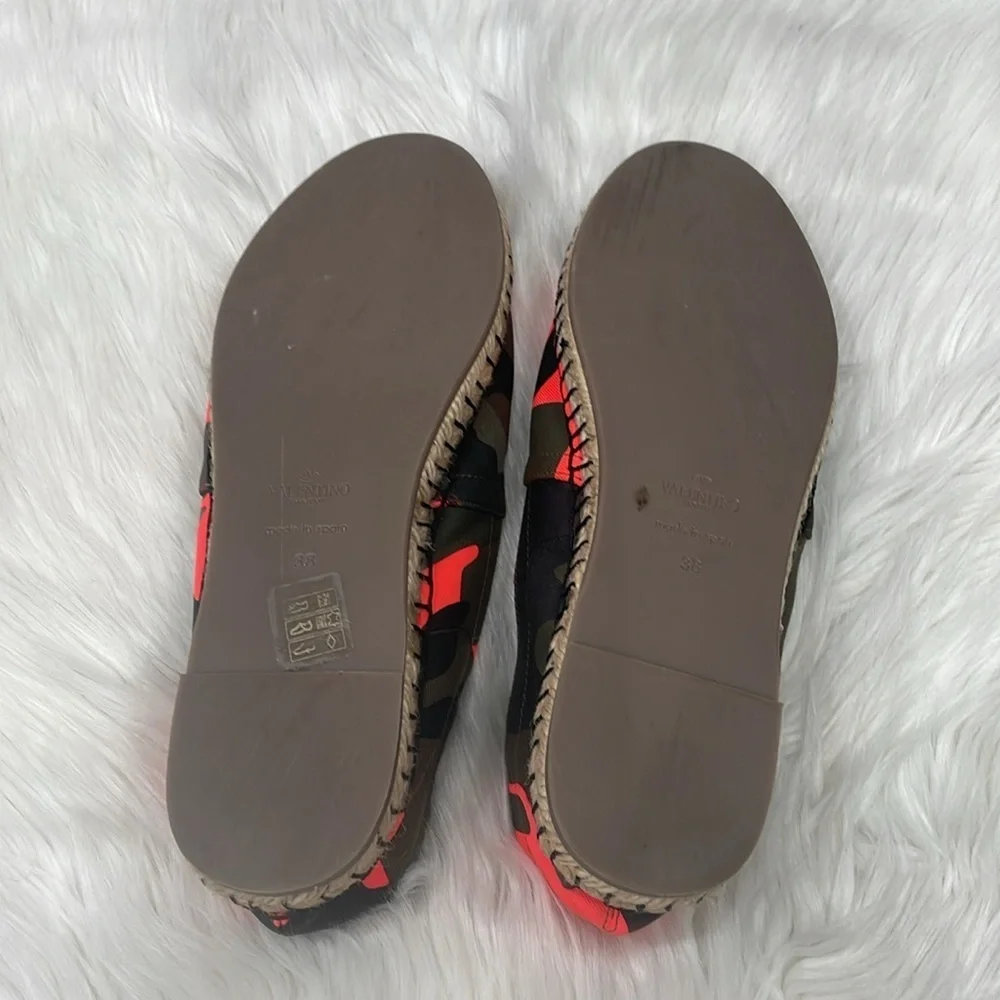 VALENTINO Neon Camo Espadrilles